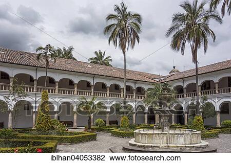 "Courtyard in the Convento de San Francisco, Convent of St. Francis, Quito, Pichincha Province, Ecuador, South America" View Large Photo Image Stock Image - "Courtyard in the Convento de San Francisco, Convent of St. Francis, Quito, Pichincha Province, Ecuador, South America". Fotosearch