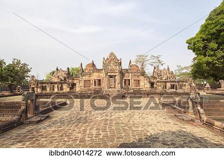 "Courtyard, Khmer temple Prasat Muang Tam, Buriram province, Thailand, Asia" View Large Photo Image Stock Image - "Courtyard, Khmer temple Prasat Muang Tam, Buriram province, Thailand, Asia". Fotosearch
