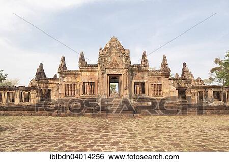 "Courtyard, Khmer temple Prasat Muang Tam, Buriram province, Thailand, Asia" View Large Photo Image Stock Photograph - "Courtyard, Khmer temple Prasat Muang Tam, Buriram province, Thailand, Asia". Fotosearch