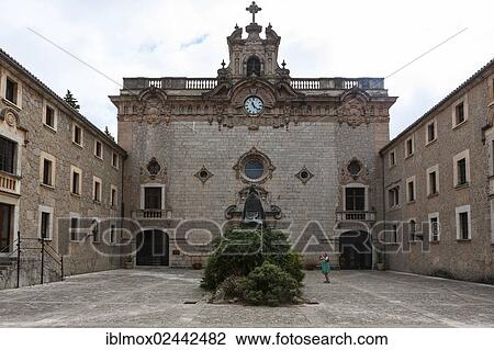 "Courtyard of Santuari de Lluc, Lluc Sanctuary, Majorca, Balearic Islands, Spain, Europe" View Large Photo Image Stock Image - "Courtyard of Santuari de Lluc, Lluc Sanctuary, Majorca, Balearic Islands, Spain, Europe". Fotosearch