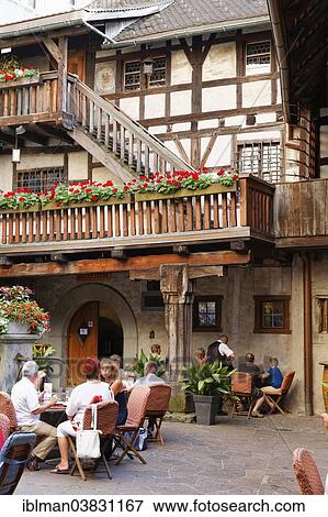 "Courtyard of Schattenburg Castle with a restaurant, Feldkirch, Vorarlberg, Austria, Europe" View Large Photo Image Stock Photo - "Courtyard of Schattenburg Castle with a restaurant, Feldkirch, Vorarlberg, Austria, Europe". Fotosearch
