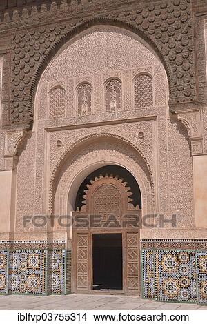 "Courtyard of the Ali Ben Youssef Madrasa, historic center, Marrakesh, Marrakesh-Tensift-El Haouz region, Morocco, Africa" View Large Photo Image Picture - "Courtyard of the Ali Ben Youssef Madrasa, historic center, Marrakesh, Marrakesh-Tensift-El Haouz region, Morocco, Africa". Fotosearch