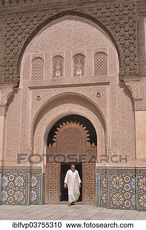"Courtyard of the Ali Ben Youssef Madrasa, historic center, Marrakesh, Marrakesh-Tensift-El Haouz region, Morocco, Africa" View Large Photo Image Stock Image - "Courtyard of the Ali Ben Youssef Madrasa, historic center, Marrakesh, Marrakesh-Tensift-El Haouz region, Morocco, Africa". Fotosearch