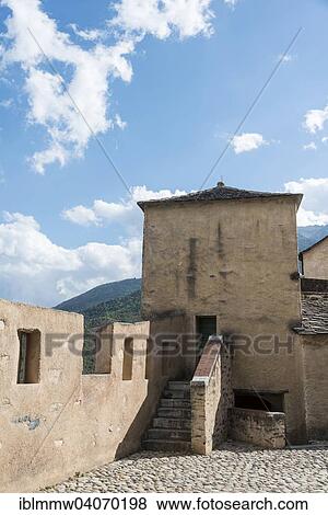 "Courtyard of the citadel of Corte, Corte, Corsica, France, Europe" View Large Photo Image Stock Photo - "Courtyard of the citadel of Corte, Corte, Corsica, France, Europe". Fotosearch