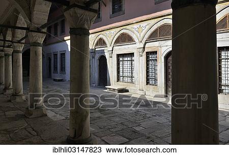 "Courtyard of the concubines and consorts of the Sultans, harem, Topkapi Palace, Topkapi Sarayi, Istanbul, European side, Istanbul Province, Turkey, European side, Europe" View Large Photo Image Stock Image - "Courtyard of the concubines and consorts of the Sultans, harem, Topkapi Palace, Topkapi Sarayi, Istanbul, European side, Istanbul Province, Turkey, European side, Europe". Fotosearch