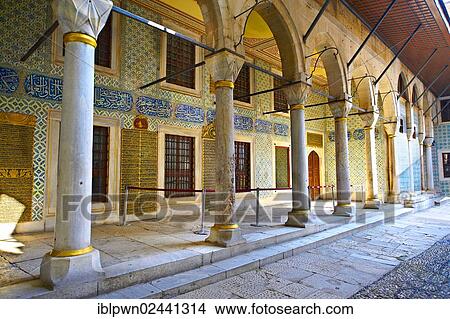 "Courtyard of the Eunuchs in the Harem, Topkapi Palace, Istanbul, Turkey, Asia" View Large Photo Image Picture - "Courtyard of the Eunuchs in the Harem, Topkapi Palace, Istanbul, Turkey, Asia". Fotosearch