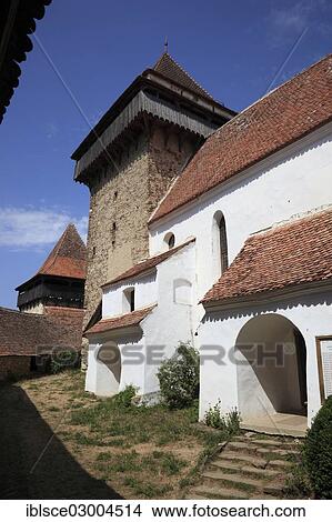 "Courtyard of Viscri Fortified Church, UNESCO World Cultural Heritage Site, Viscri, Siebenburgen, Romania, Europe" View Large Photo Image Picture - "Courtyard of Viscri Fortified Church, UNESCO World Cultural Heritage Site, Viscri, Siebenburgen, Romania, Europe". Fotosearch