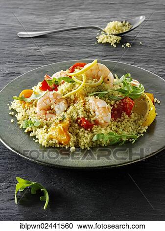 Stock Image - "Couscous, Middle Eastern food". Fotosearch