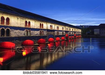 "Covered bridge, Barrage Vauban, Vauban weir, Petite-France, Strasbourg, Departement Bas-Rhin, Alsace, France, Europe" View Large Photo Image Stock Image - "Covered bridge, Barrage Vauban, Vauban weir, Petite-France, Strasbourg, Departement Bas-Rhin, Alsace, France, Europe". Fotosearch