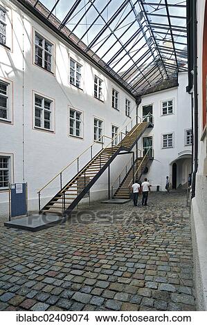 "Covered inner courtyard, Andechs Abbey, Bavaria, Germany, Europe" View Large Photo Image Picture - "Covered inner courtyard, Andechs Abbey, Bavaria, Germany, Europe". Fotosearch