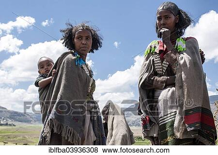 "Cowherdesses, nomads, Tigray, Ethiopia, Africa" View Large Photo Image Stock Photo - "Cowherdesses, nomads, Tigray, Ethiopia, Africa". Fotosearch