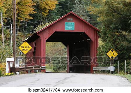Cox Brook Covered Bridge, Vermont, USA View Large Photo Image Picture - Cox Brook Covered Bridge, Vermont, USA. Fotosearch