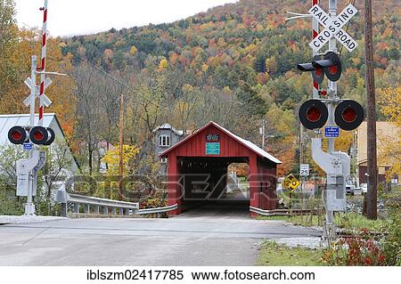 Cox Brook Covered Bridge, Vermont, USA View Large Photo Image Stock Photography - Cox Brook Covered Bridge, Vermont, USA. Fotosearch