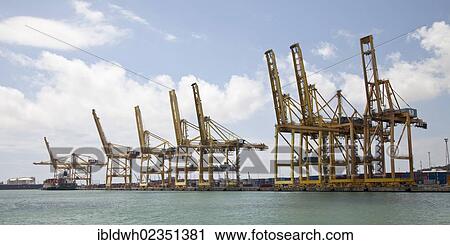 "Cranes in Port Vell, Barcelona, Catalonia, Spain, Europe" View Large Photo Image Stock Image - "Cranes in Port Vell, Barcelona, Catalonia, Spain, Europe". Fotosearch