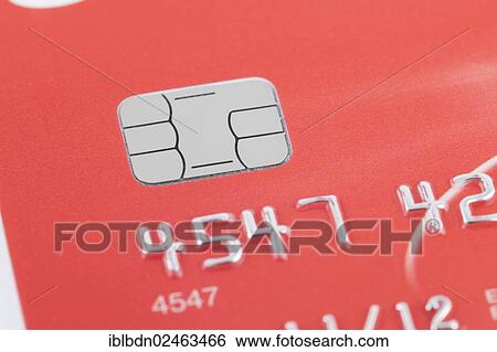 Stock Photograph - "Credit card with chip, close-up". Fotosearch