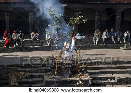 "Cremation in front of the Pashupatinath Temple on the river Bagmati, Pashupatinath, Kathmandu, UNESCO World Heritage Site, Nepal, Asia" View Large Photo Image Stock Photo - "Cremation in front of the Pashupatinath Temple on the river Bagmati, Pashupatinath, Kathmandu, UNESCO World Heritage Site, Nepal, Asia". Fotosearch