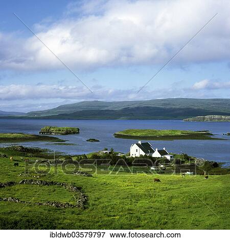 "Crofter's house, Duirinish Peninsula, Dunvegan, Isle of Skye, Inner Hebrides, Scotland, United Kingdom, Europe" View Large Photo Image Stock Photo - "Crofter's house, Duirinish Peninsula, Dunvegan, Isle of Skye, Inner Hebrides, Scotland, United Kingdom, Europe". Fotosearch