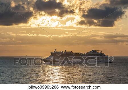 "Cruise ship Aida on the Baltic Sea, evening mood, backlight, off the island of Gotland, Sweden, Europe" View Large Photo Image Stock Photograph - "Cruise ship Aida on the Baltic Sea, evening mood, backlight, off the island of Gotland, Sweden, Europe". Fotosearch