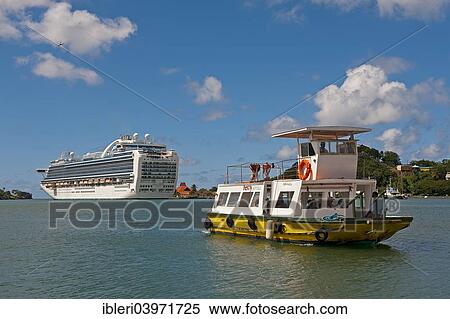 "Cruise ship in Castries harbour, Charlotte, Castries, Saint Lucia, North America" View Large Photo Image Stock Photography - "Cruise ship in Castries harbour, Charlotte, Castries, Saint Lucia, North America". Fotosearch
