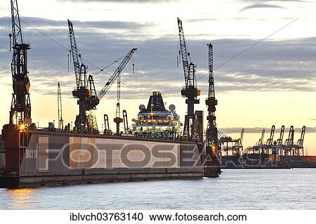 "Cruise ship in the Port of Hamburg, Hamburg, Hamburg, Germany, Europe" View Large Photo Image Stock Image - "Cruise ship in the Port of Hamburg, Hamburg, Hamburg, Germany, Europe". Fotosearch