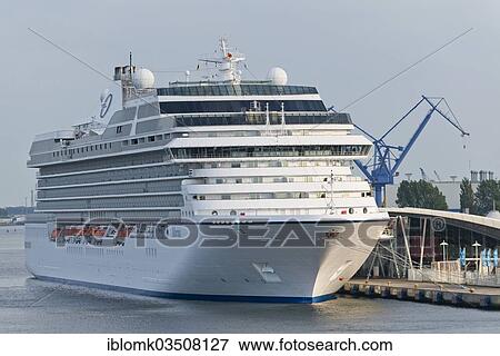 "Cruise ship Marina, built in 2009, 236m, 1258 passengers, Overseas Port, Rostock, Mecklenburg-Western Pomerania, Germany, Europe" View Large Photo Image Stock Photo - "Cruise ship Marina, built in 2009, 236m, 1258 passengers, Overseas Port, Rostock, Mecklenburg-Western Pomerania, Germany, Europe". Fotosearch