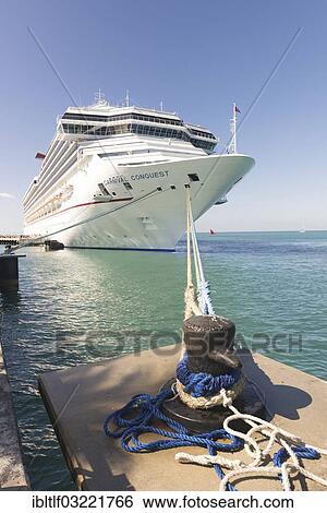 "Cruise ship MS Carnival Conquest, Key West, Key West, Florida Keys, Florida, United States, North America" View Large Photo Image Stock Photograph - "Cruise ship MS Carnival Conquest, Key West, Key West, Florida Keys, Florida, United States, North America". Fotosearch