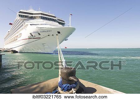 "Cruise ship MS Carnival Conquest, Key West, Florida Keys, Florida, United States, North America" View Large Photo Image Stock Photography - "Cruise ship MS Carnival Conquest, Key West, Florida Keys, Florida, United States, North America". Fotosearch