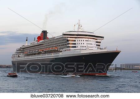 "Cruise ship, MS Queen Mary 2, departing Hamburg harbour on the Elbe River in the evening light, Hamburg, Hamburg, Germany, Europe" View Large Photo Image Stock Photo - "Cruise ship, MS Queen Mary 2, departing Hamburg harbour on the Elbe River in the evening light, Hamburg, Hamburg, Germany, Europe". Fotosearch