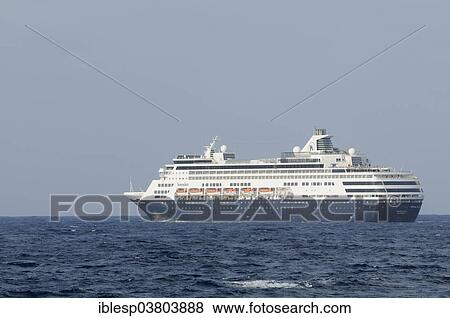 Stock Photo - "Cruise ship MS Statendam, San Blas Islands, Caribbean, Panama, North America". Fotosearch