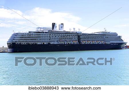 "Cruise ship Noordam, built in 2006, capacity 1918 passengers, length 285m, in Port Vell, Barcelona, ​​Catalonia, Spain, Europe" View Large Photo Image Stock Image - "Cruise ship Noordam, built in 2006, capacity 1918 passengers, length 285m, in Port Vell, Barcelona, ​​Catalonia, Spain, Europe". Fotosearch