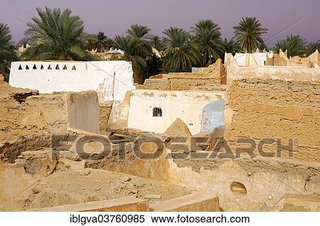 "Crumbling adobe buildings in the old town of Ghadames, UNESCO world heritage, Ghadames, Libya, Africa" View Large Photo Image Stock Photography - "Crumbling adobe buildings in the old town of Ghadames, UNESCO world heritage, Ghadames, Libya, Africa". Fotosearch