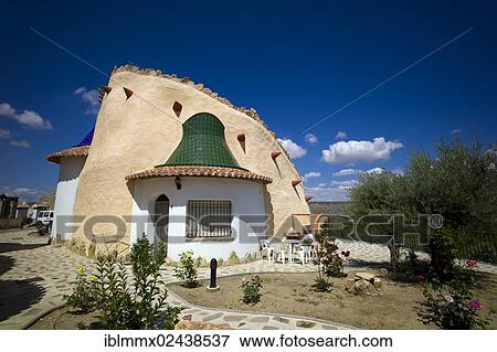 "Cuevas La Granja, cave dwellings, modern designer hotel built deep into a rock to provide a pleasant climate in the rooms throughout the year, Benalua, Andalusia, Spain, Europe" View Large Photo Image Stock Photo - "Cuevas La Granja, cave dwellings, modern designer hotel built deep into a rock to provide a pleasant climate in the rooms throughout the year, Benalua, Andalusia, Spain, Europe". Fotosearch