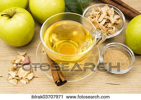 "Cup of apple tea with fresh apples and cinnamon sticks, Germany, Europe" View Large Photo Image Stock Image - "Cup of apple tea with fresh apples and cinnamon sticks, Germany, Europe". Fotosearch