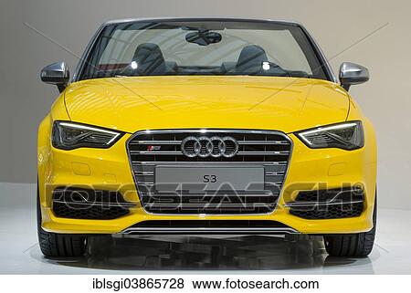 "Current model of the Audi S3 Cabriolet, showroom at the Audi factory during the annual press conference of Audi AG, Ingolstadt, Bavaria, Germany, Europe" View Large Photo Image Stock Photo - "Current model of the Audi S3 Cabriolet, showroom at the Audi factory during the annual press conference of Audi AG, Ingolstadt, Bavaria, Germany, Europe". Fotosearch