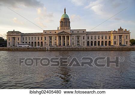 "Custom House, River Liffey, Dublin, Ireland, Europe, PublicGround, Europe" View Large Photo Image Stock Image - "Custom House, River Liffey, Dublin, Ireland, Europe, PublicGround, Europe". Fotosearch