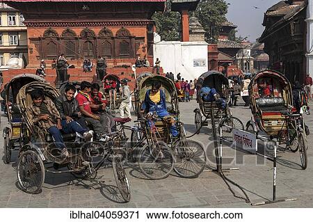 "Cycle rickshaws on Durbar Square, Kathmandu, Nepal, Asia" View Large Photo Image Stock Image - "Cycle rickshaws on Durbar Square, Kathmandu, Nepal, Asia". Fotosearch