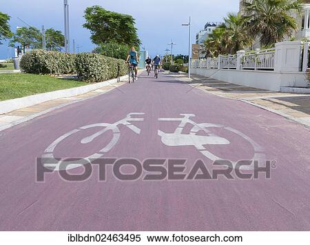 "Cycling road sign, Riccione, Italy, Europe" View Large Photo Image Stock Photography - "Cycling road sign, Riccione, Italy, Europe". Fotosearch