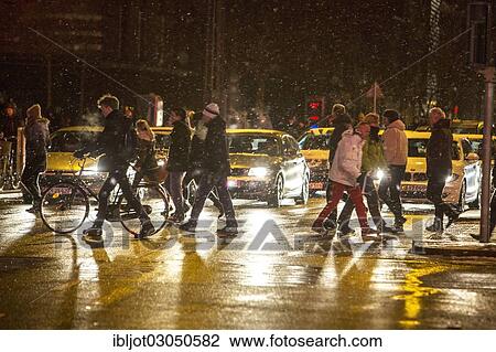 "Cyclist and pedestrians with sleet, city centre, Copenhagen, Capital Region of Denmark, Denmark, Europe" View Large Photo Image Stock Image - "Cyclist and pedestrians with sleet, city centre, Copenhagen, Capital Region of Denmark, Denmark, Europe". Fotosearch