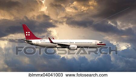 "D-APBB PrivatAir Boeing 737, in flight, in the evening light" View Large Photo Image Stock Image - "D-APBB PrivatAir Boeing 737, in flight, in the evening light". Fotosearch
