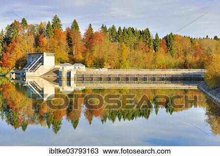 "Dam am Forggensee at Rosshaupten, hydroelectric power plant, Ostallgaeu, Allgaeu, Swabia, Bavaria, Germany, Europe" View Large Photo Image Stock Image - "Dam am Forggensee at Rosshaupten, hydroelectric power plant, Ostallgaeu, Allgaeu, Swabia, Bavaria, Germany, Europe". Fotosearch