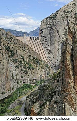 "Dam, Embalse de Escales reservoir, Noguera Ribagorzana river, village of Sopeira, Pyrenees, Aragon, Spain, PublicGround, Europe" View Large Photo Image Stock Photograph - "Dam, Embalse de Escales reservoir, Noguera Ribagorzana river, village of Sopeira, Pyrenees, Aragon, Spain, PublicGround, Europe". Fotosearch
