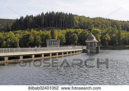 "Dam, Lister reservoir, Olpe, Ebbegebirge nature park, Sauerland region, North Rhine-Westphalia, Germany, Europe, PublicGround, Europe" View Large Photo Image Stock Image - "Dam, Lister reservoir, Olpe, Ebbegebirge nature park, Sauerland region, North Rhine-Westphalia, Germany, Europe, PublicGround, Europe". Fotosearch