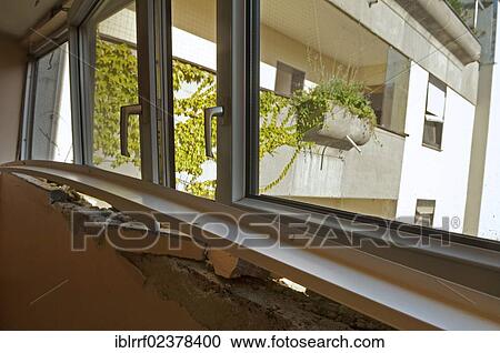 Stock Image - "Damage after the controlled detonation of an aerial bomb, Schwabing quarter, Munich, Bavaria, Germany, Europe". Fotosearch