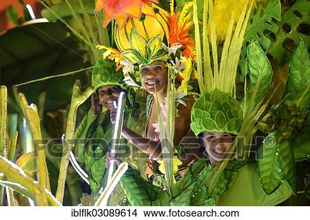 "Dancers in colourful costumes on floats, parade of the Academicos do Grande Rio samba school during the Carnival in Rio de Janeiro in 2013, Sambodromo, Rio de Janeiro, Rio de Janeiro State, Brazil, South America" View Large Photo Image Picture - "Dancers in colourful costumes on floats, parade of the Academicos do Grande Rio samba school during the Carnival in Rio de Janeiro in 2013, Sambodromo, Rio de Janeiro, Rio de Janeiro State, Brazil, South America". Fotosearch