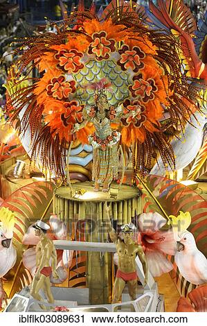"Dancers on floats, parade of the Academicos do Salgueiro samba school during the Carnival in Rio de Janeiro 2013 celebrations, Sambodromo, Rio de Janeiro, Rio de Janeiro State, Brazil, South America" View Large Photo Image Stock Image - "Dancers on floats, parade of the Academicos do Salgueiro samba school during the Carnival in Rio de Janeiro 2013 celebrations, Sambodromo, Rio de Janeiro, Rio de Janeiro State, Brazil, South America". Fotosearch