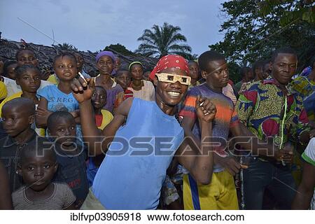 "Dancing villagers at a village festival, Nkala, Bandundu Province, Democratic Republic of the Congo" View Large Photo Image Stock Photo - "Dancing villagers at a village festival, Nkala, Bandundu Province, Democratic Republic of the Congo". Fotosearch