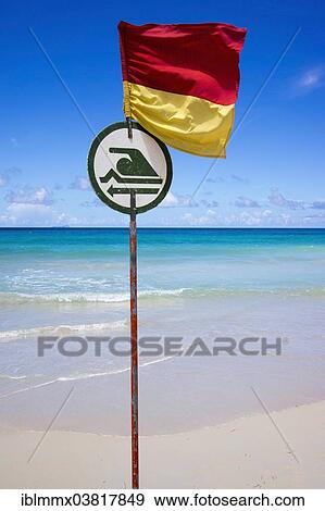 "Dangerous beach with a flag indicating where bathing and swimming is possible, Beau Vallon, Mahe, Seychelles, Africa" View Large Photo Image Stock Photo - "Dangerous beach with a flag indicating where bathing and swimming is possible, Beau Vallon, Mahe, Seychelles, Africa". Fotosearch