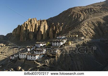 "Dankhar village in the morning light, Spiti valley, Dankhar, Himachal Pradesh, India, Asia" View Large Photo Image Stock Photo - "Dankhar village in the morning light, Spiti valley, Dankhar, Himachal Pradesh, India, Asia". Fotosearch