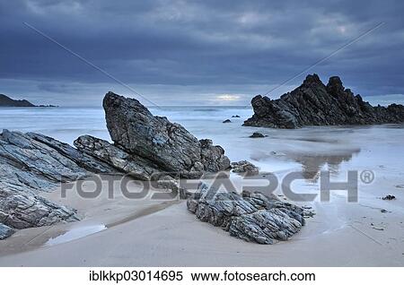 "Dark clouds on the coast, sandy beach of Sango Sands, Schottland, Durness, Sutherland County, Highland, Scotland, United Kingdom, Europe" View Large Photo Image Stock Photography - "Dark clouds on the coast, sandy beach of Sango Sands, Schottland, Durness, Sutherland County, Highland, Scotland, United Kingdom, Europe". Fotosearch