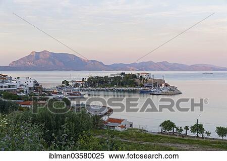 "Datca in the evening light, Datca, Datca Peninsula, Mugla Province, Aegean, Turkey, Asia" View Large Photo Image Stock Photography - "Datca in the evening light, Datca, Datca Peninsula, Mugla Province, Aegean, Turkey, Asia". Fotosearch